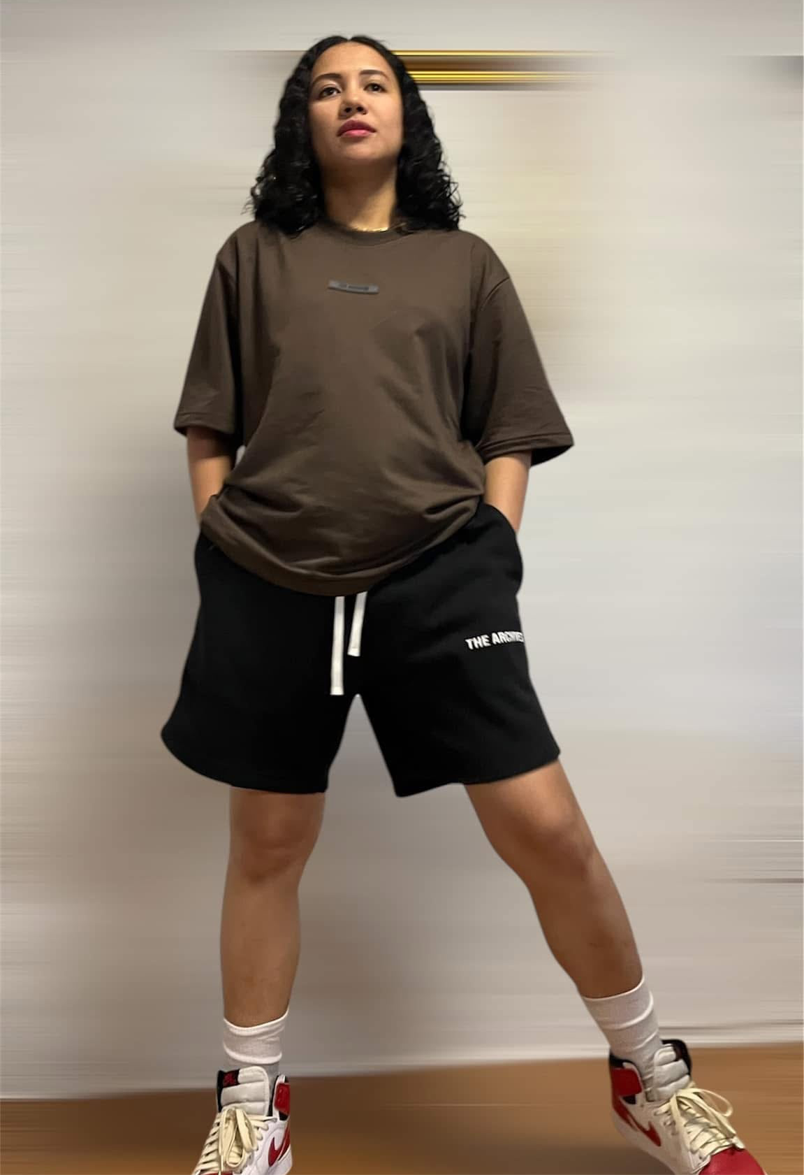 WRONG TAG TEE — PREMIUM CROPPED BOXY TEE IN CEDAR