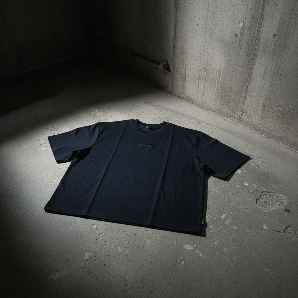 WRONG TAG TEE — PREMIUM CROPPED BOXY IN DARK