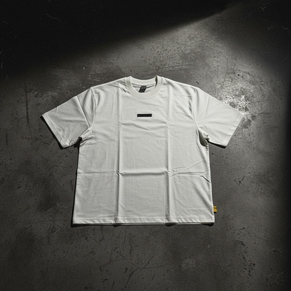 WRONG TAG TEE — PREMIUM CROPPED BOXY TEE IN OFFWHITE