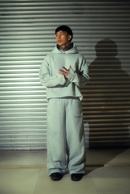 Suade Track Jogger in Gryish