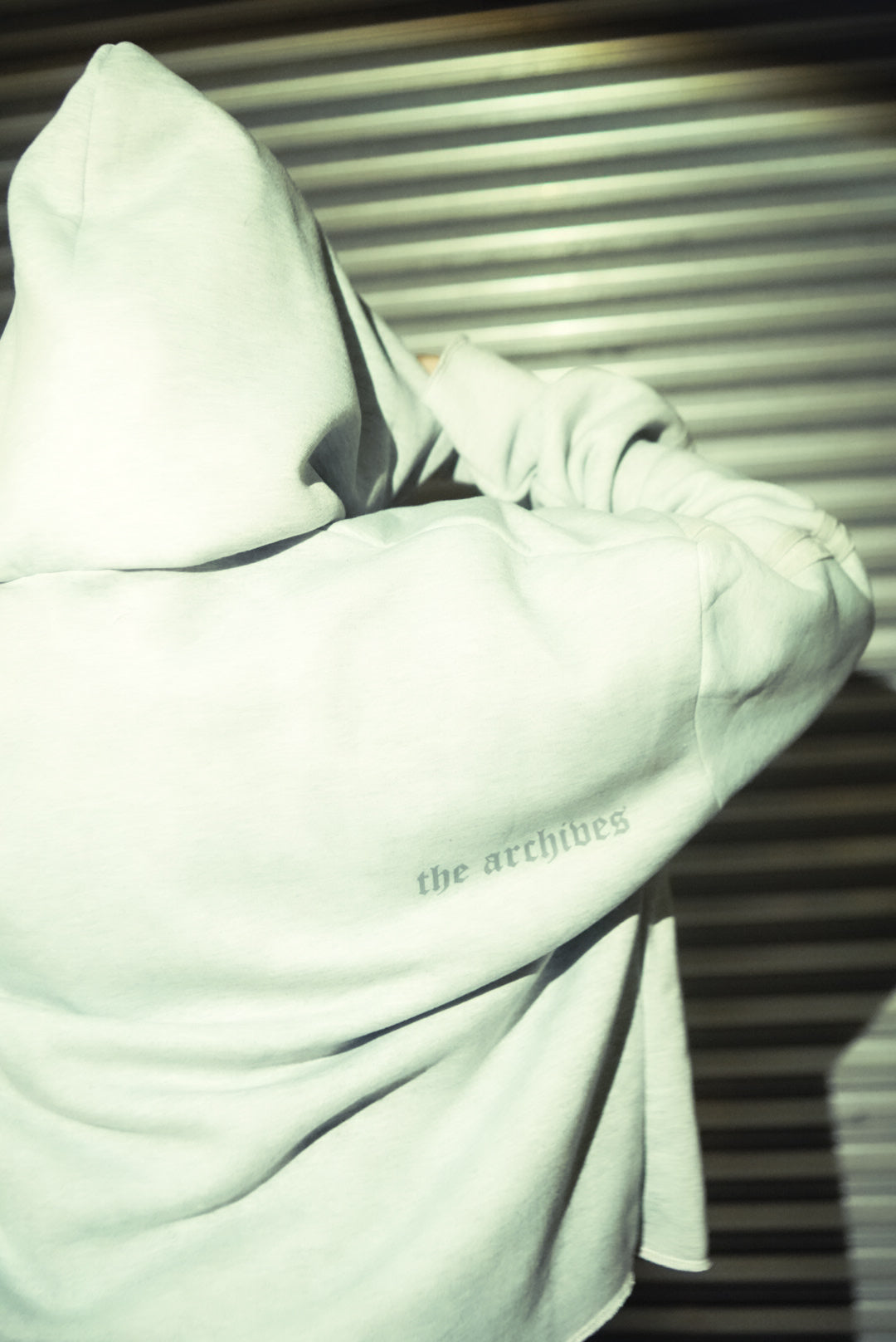 Deconstruct Suade Hoodie in Gryish
