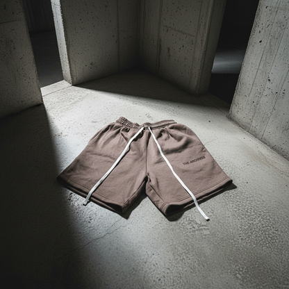 PREMIUM SWEATSHORT — CEDAR BROWN