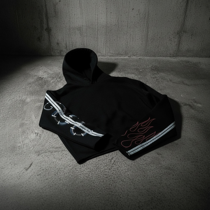 SNKE Hoodie in Sleek black