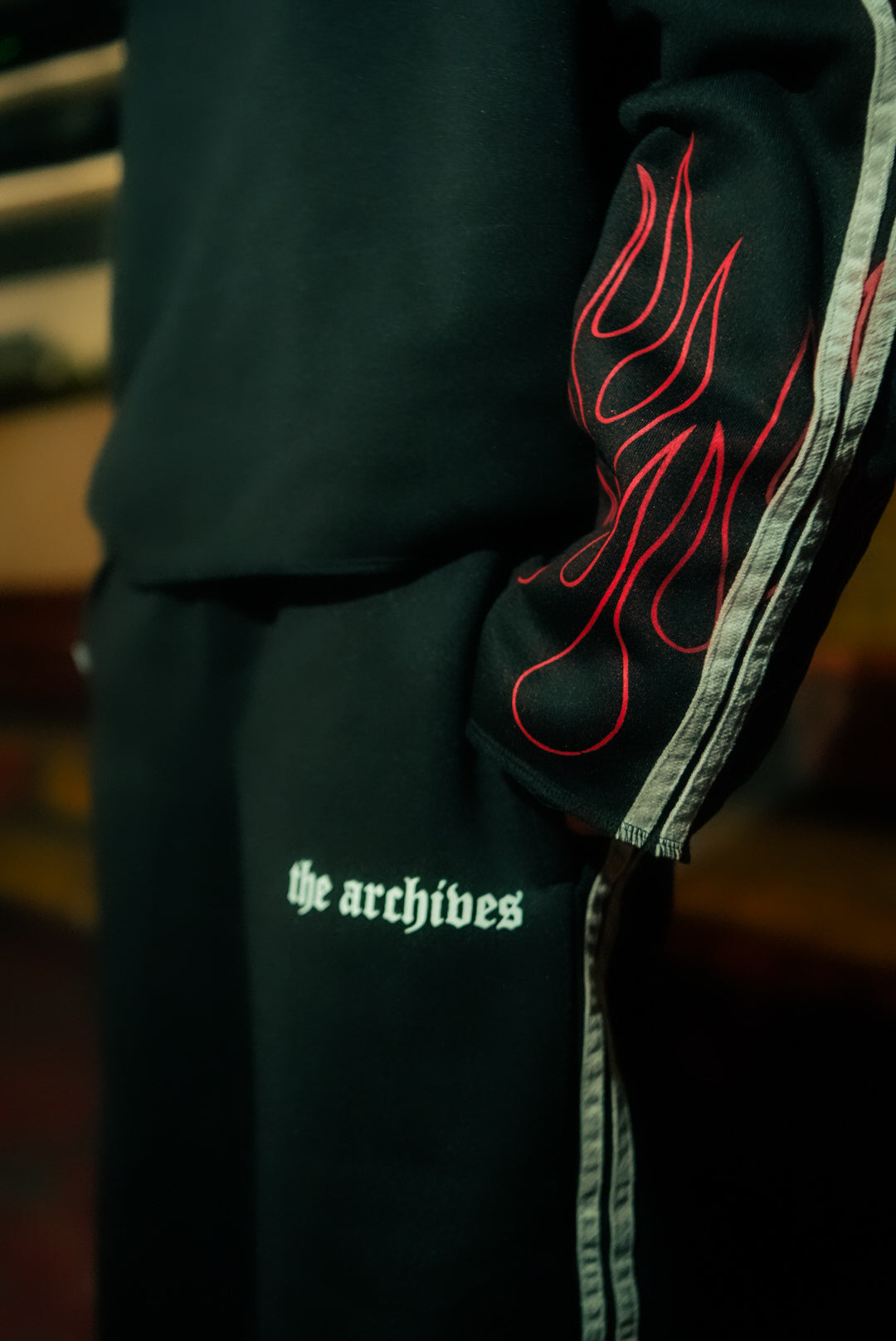Suade Track jogger in Sleek black