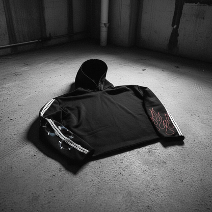 SNKE Hoodie in Sleek black