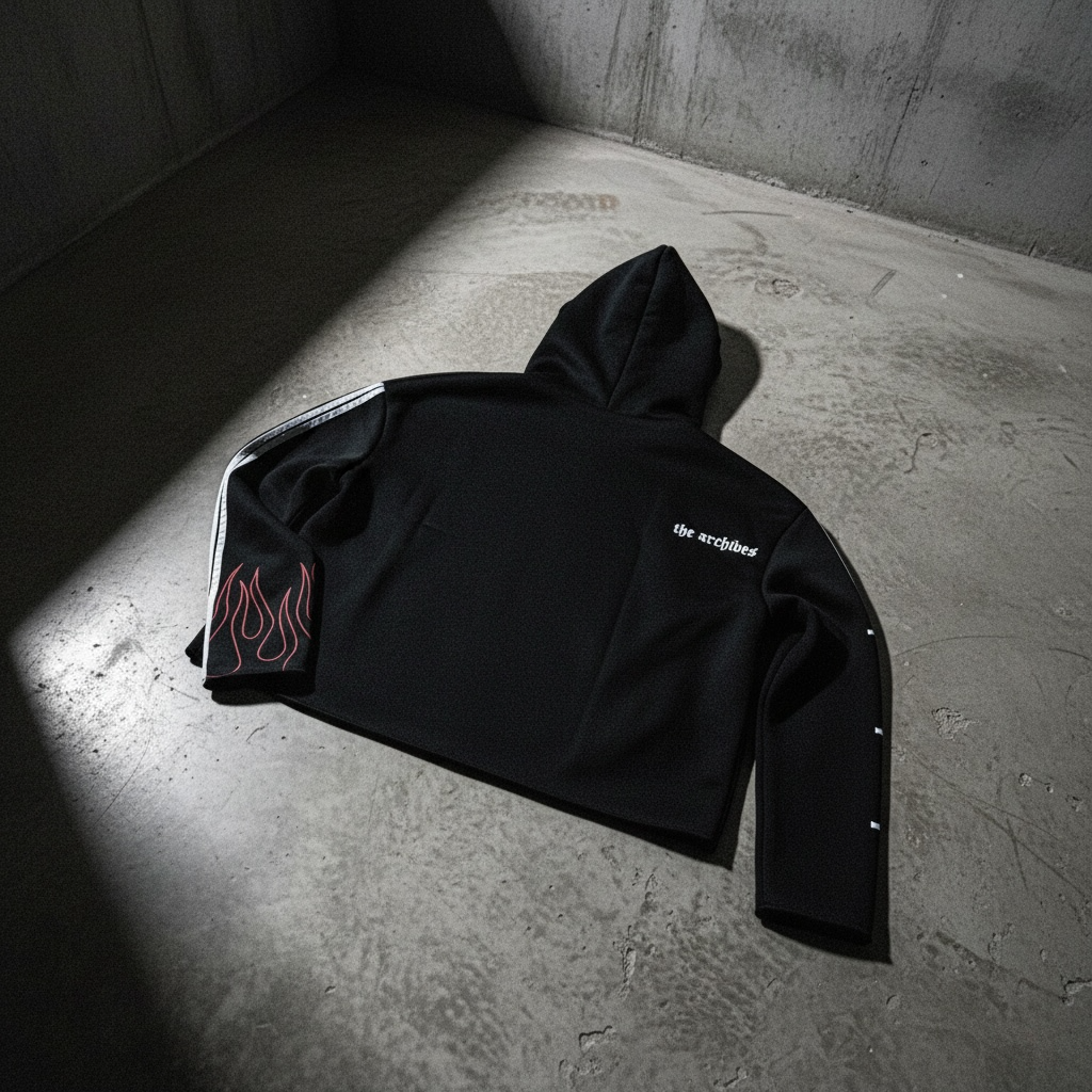 SNKE Hoodie in Sleek black