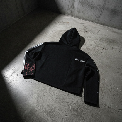 SNKE Hoodie in Sleek black