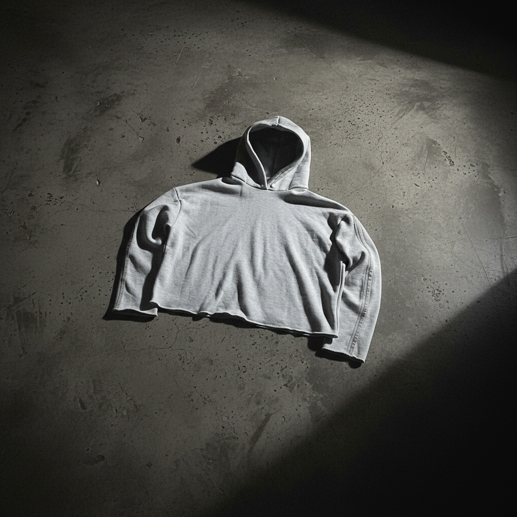 Deconstruct Suade Hoodie in Gryish