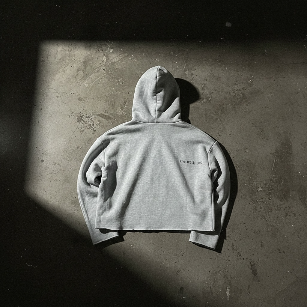 Deconstruct Suade Hoodie in Gryish