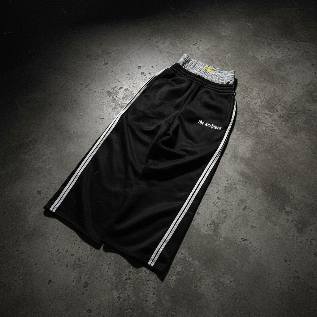 Suade Track jogger in Sleek black