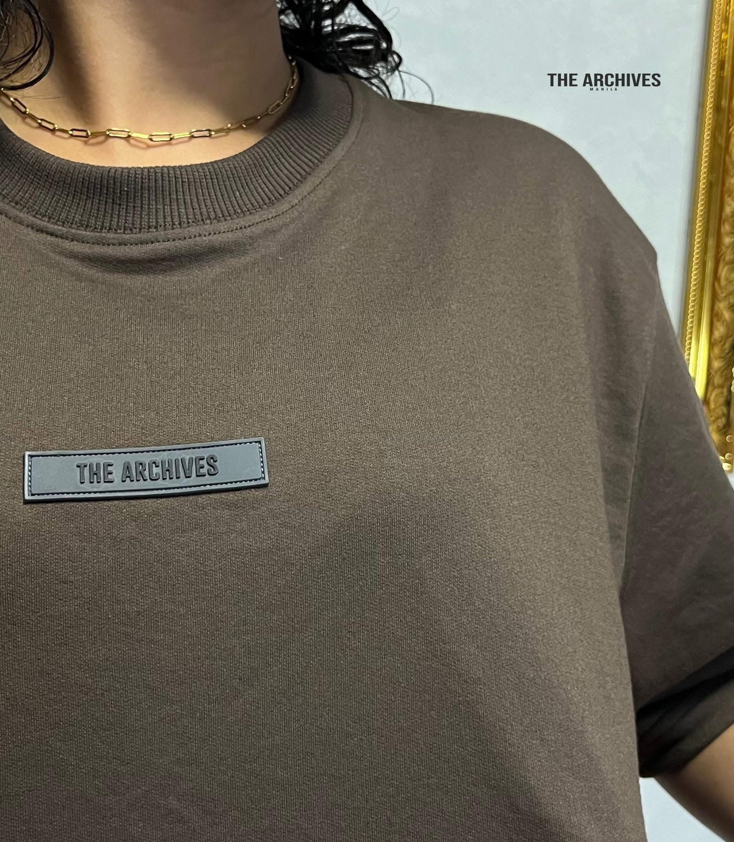 WRONG TAG TEE — PREMIUM CROPPED BOXY TEE IN CEDAR