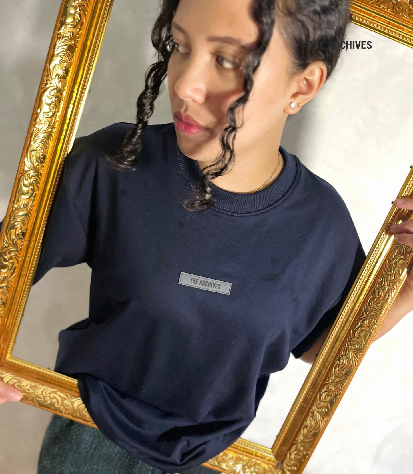 WRONG TAG TEE — PREMIUM CROPPED BOXY IN DARK